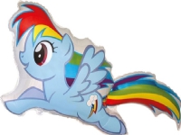 GoDan Folieballong 24 FX - Ponnyer: Rainbow Dash - 1 st/pop.