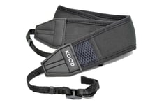 Camera Strap Neoprene Shock Absorber in Black by Kood CSC DSLR  (UK Stock)  BNIP
