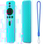 Coque en silicone pour télécommande Xiaomi Mi TV Stick 4K 2022, antidérapante, antichoc, lumineuse, de remplacement-UN