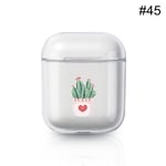 For Apple Airpods Hard Pc Case Transparent 45