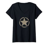 Womens Air Force Logo Star Vintage US Military Airforce Men Women V-Neck T-Shirt