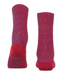 FALKE Women's Rib Dot Socks, Cotton, Red (Scarlet 8070), 4-5 (1 Pair)