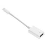 Adapter OTG till USB-A - iPhone Lightning 8-pin Vit - TheMobileStore Adapter - Lightning