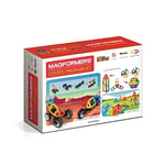 Magformers Amazing Transform Wheel Magnetic Building Blocks Toy. Makes Cars And Bikes. WIth Special Adjustable Multi-wheel Piece.