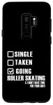 Coque pour Galaxy S9+ Roller Skater Funny - Une seule prise en train de faire du patin à roulettes