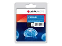 AgfaPhoto - 18 ml - svart - kompatibel - bläckpatron (alternativ för: HP 300XL, HP CC641EE) - för HP Deskjet F4210, F4213, F4235, F4250, F4273, F4274, F4275, F4283, F4288, F4292, F4293