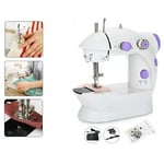 New Mini Electric Portable Sewing Machine Stitch Light Travel Craft Recharge