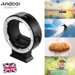 Andoer EF-EOSR Auto Focus Camera Lens Adapter Ring to Canon EOS R RF Mount A1K3
