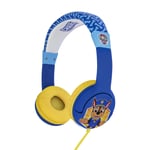 Paw Patrol Chase Adjustable Kids Volume Limited Wired Headphones for Ages 3-7