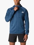 The North Face Canyonlands Hooded Fleece Jacket, Blue Heather
