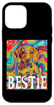 Coque pour iPhone 12 mini Bestie Dog Best Friend Puppy Love