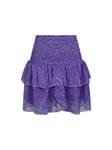 Neo Noir Carin Sparkle Skirt - Purple Lilla 36 22-3