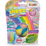 Craze INKEE Rainbow Multipack Brusende badebomber Med mandelolie 3 stk.