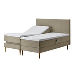 Tempur Relaxation Ställbar Säng Sängpaket 160x200 Beige