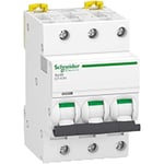 Schneider Electric - Acti9 iDT40N - Modular Circuit Breaker - 3P D 16A 6000A/10kA - A9P34316
