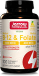 Jarrow Formulas Methyl B12 1000Mcg/Methyl Folate 400Mcg, 2 Day Depot, Lemon Flav