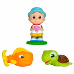 Cocomelon | Bath Squirters Toys | JJ, Turtle and Goldfish