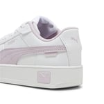 Puma Girls Carina Street Ps Sneakers, Puma White-Grape Mist, 31 EU
