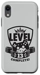 Coque pour iPhone XR Level 13 Complete Tenue de jeu pour le 13ème anniversaire 13