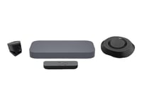 Asus Google Meet Gqe20a - Starter Kit - Paket För Videokonferens (Eptz Uhd Kamera, Högtalartelefon, Trådlös Fjärrkontroll) - Järngrå - Med Meeting Computer System