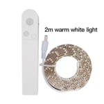 Led Light Strip Infrared Sensor Induction Cabinet Stairway 2m Warm White