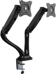 LogiLink Dual Monitor Desk Mount with Gas Spring 13-27"
