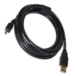 Extra Long 10ft Mini USB Cable for Sony Handycam DCR Series VMC-14UMB VMC14UMB