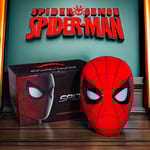 Mascara Spiderman Headgear Cosplay Moving Eyes Electronic Mask Spider Man 1:1 Remote Control Elastic Toys For Adults Kids Gift