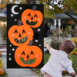 Halloween Hanging Curtain Sandbag Throwing Kids Game Home Activi D