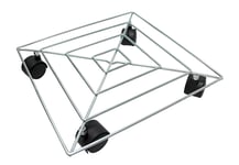 Blomvagn i metall, 30×30 cm
