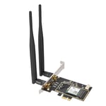 Heayzoki PCI-E Network Card,Bluetooth 5.0 Desktop PC PCIE Network Card With Antenna,2.4/5G Wireless Network Card For intel 9260,Support For Win10