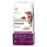 9 + 1 kg på köpet! 10 kg Natural Trainer Cat Sterilised  - Sterilised med lax