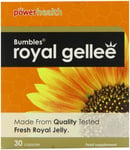 Power Health Bumbles Royal Gellee 500mg using Rapeseed Oil 30 capsules-10 Pack