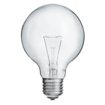 Globlampa Klar 80mm 40W E27