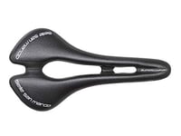 Selle San Marco - Aspide Supercomfort Open-Fit Dynamic Narrow, Gravel Bike Saddle with Wide Seat and Oversized Gel Padding, Curved Shape and a Steel Alloy Rail - Black - S2