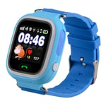 Kids Smartwatch, Anti-lost GPS tracker Smart Watch for Children Girls Boys Compatible for iPhone Android (Blue)