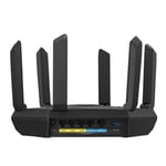 ASUS AXE7800 Tri-band WiFi 6E (80.11ax) Router, New 6GHz Band, ASUS Safe Browsin