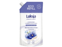 Luxja Creamy &amp Soft Moisturizing Creamy Liquid Soap Flax &amp Rice Milk 400ml - stock