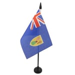 AZ FLAG Drapeau de Table Iles Turques-et-Caïques 15x10cm - Petit Drapeaux DE Bureau Anglais 10 x 15 cm