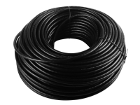goobay - Samlet kabel - 100 m - UTP - CAT 6 - innendørs, utendørs, solid, flertrådet - svart
