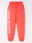 Nike Older Girls Nike Air Club Jogging Bottoms - Light Red, Light Red, Size Xl=13-15 Years
