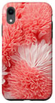 iPhone XR Pink Coral Pattern Ocean Nature on White Sea Life Coral Case