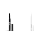 3INA MAKEUP - The 24H Eye Stick 900 + The Color Pen Eyeliner 100 - Noir - Blanc - Fard à Paupières Stick Noir avec Formule Waterproof 24H - Eyeliner Blanc 10h longue durée - Vegan - Cruelty free