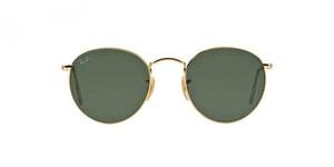 Ray-ban Round Metal Gold Frame Classic Green Lens Sunglasses - Rb3447 001