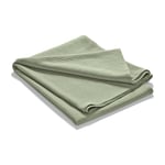 Etol Design Stripe sengetæppe stenvasket bomuld 260x260 Saliva