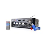 Amplificateur karaoke 50W - USB/BLUETOOTH/SD/FM + Télécommande - Ibiza Sound PLS1250USB-RC+clé USB 32Go