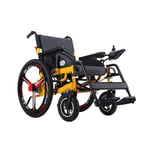 Home Accessories Elderly Disabled Electric Wheelchair Folding Collapsible Light Old Man Scooter Fully Lying Smart Disabled Four-Wheel Automatic 150Kg Load Eabs Brake System Wheelchair