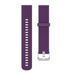 New Watch Straps 18mm Texture Silicone Wrist Strap Watch Band for Fossil Female Sport/Charter HR/Gen 4 Q Venture HR (Black) (Color : Dark Purple)