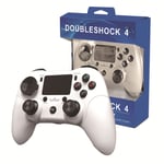 Wireless ps4 gamepad 6-axis Bluetooth game controller compatible with PS4/Android/PC computers (four colors optional),White