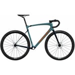 Ridley Bikes Fenix SLiC 105 DI2 Carbon Road Bike - Silver / Dark Denim metallic Orange S metallic/Silver/Orange